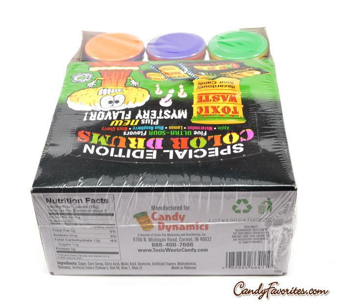 Toxic Waste Hazardously Special Edition Color Drums - CandyFavorites
