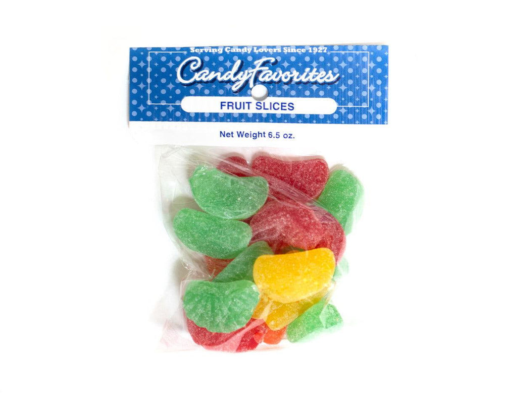 Unwrapped Jelly Fruit Slices 6.5 Ounce Peg Bags - CandyFavorites