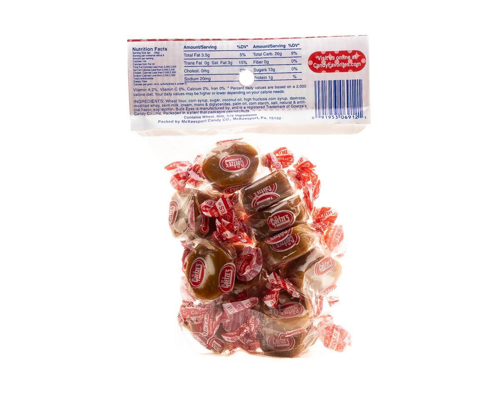 
                      
                        Vanilla Caramel Creams "Select Label" 4 Ounce Peg Bags - CandyFavorites
                      
                    