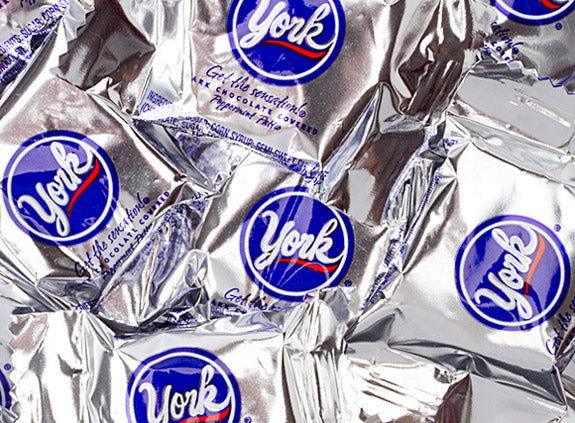 York Dark Chocolate Covered Peppermint Patties Miniatures - CandyFavorites