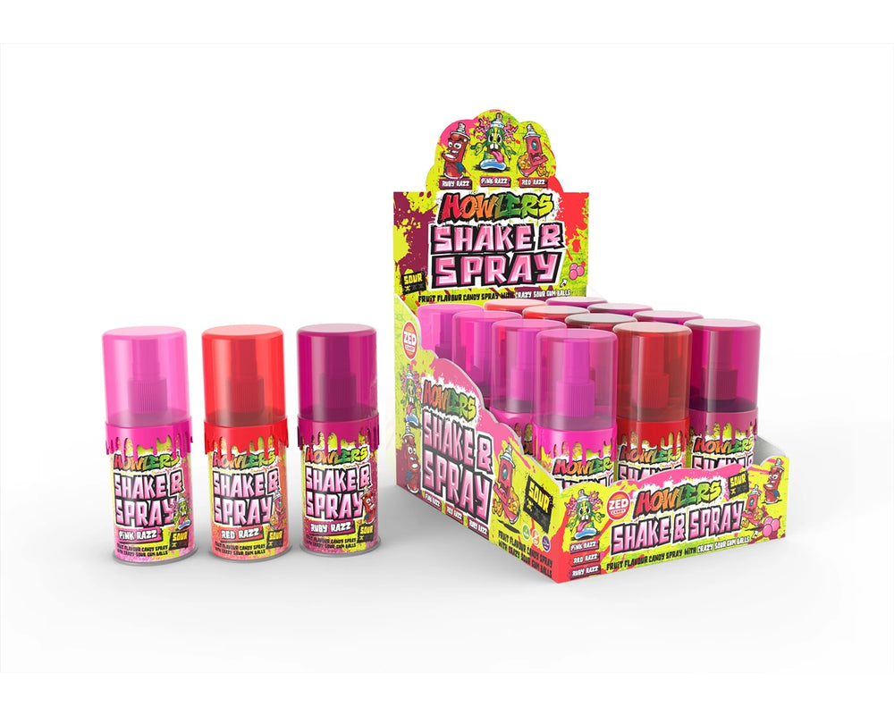 Howlers Shake & Spray Rad Reds 2.03 oz. Candy