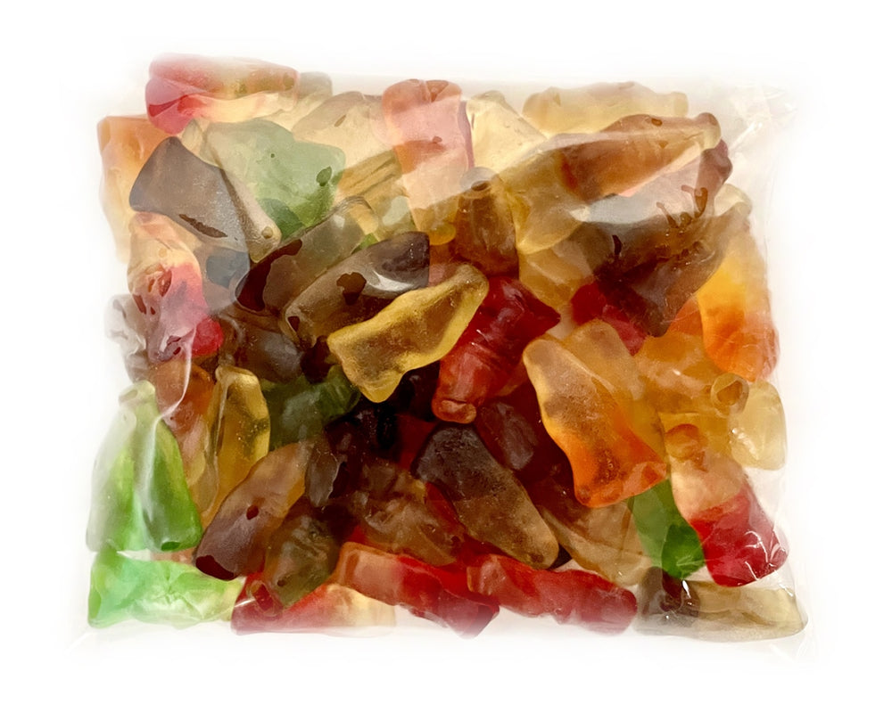 Gummi Soda Pop Mix Bottles Flat Bags