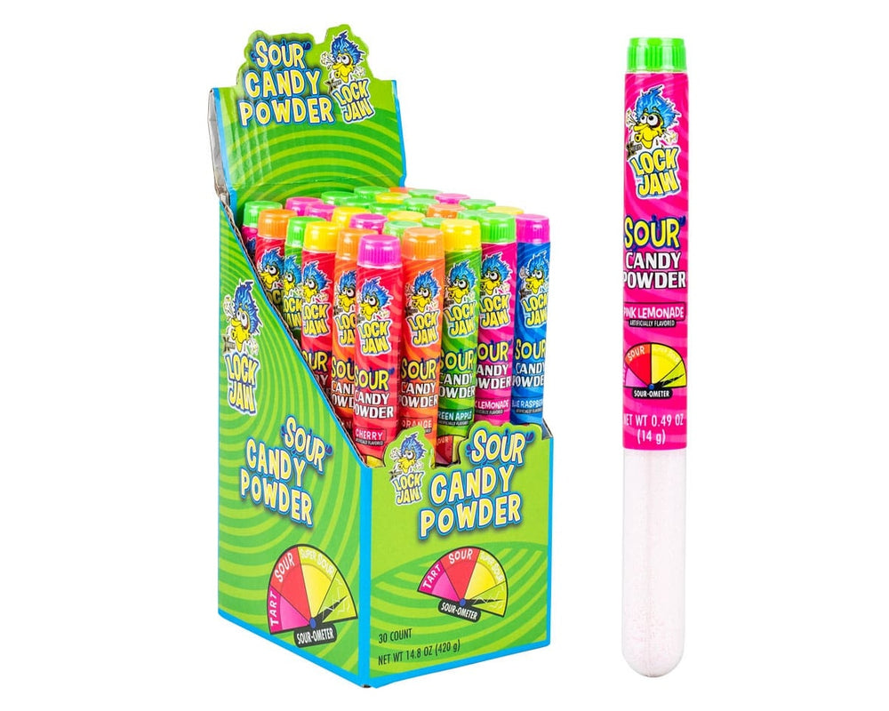 Koko’s Lock Jaw.49 oz. Sour Tubes Powder Candy