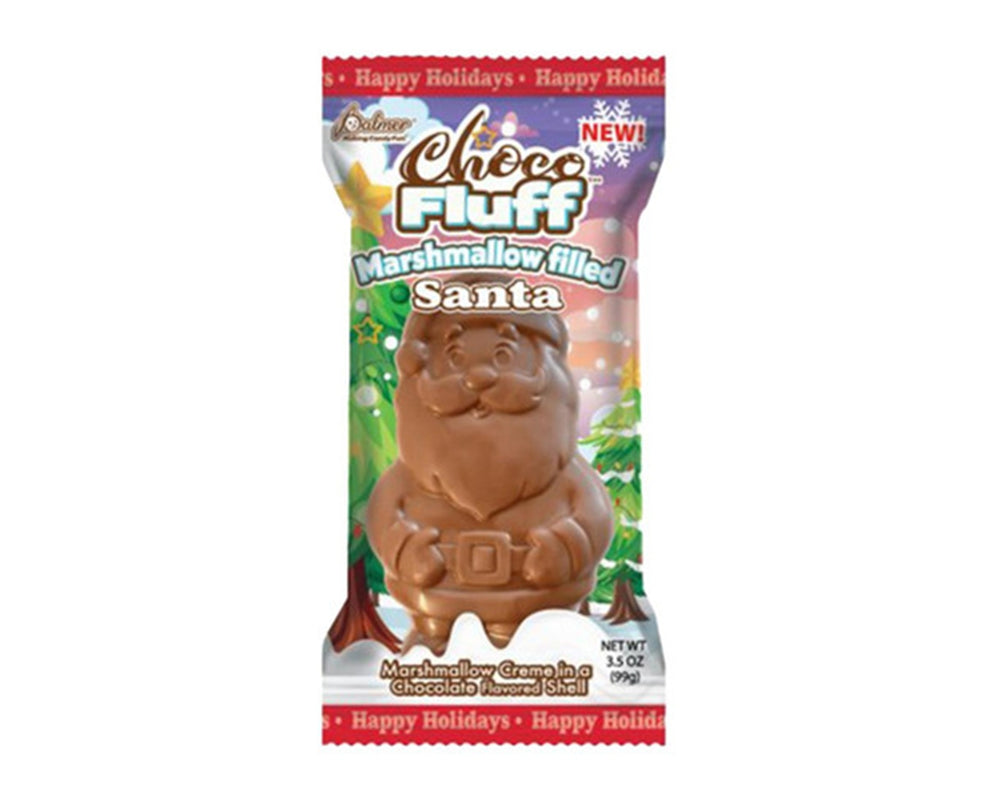 Palmer Chocofluff Marshmallow Filled Santa Candy Bars