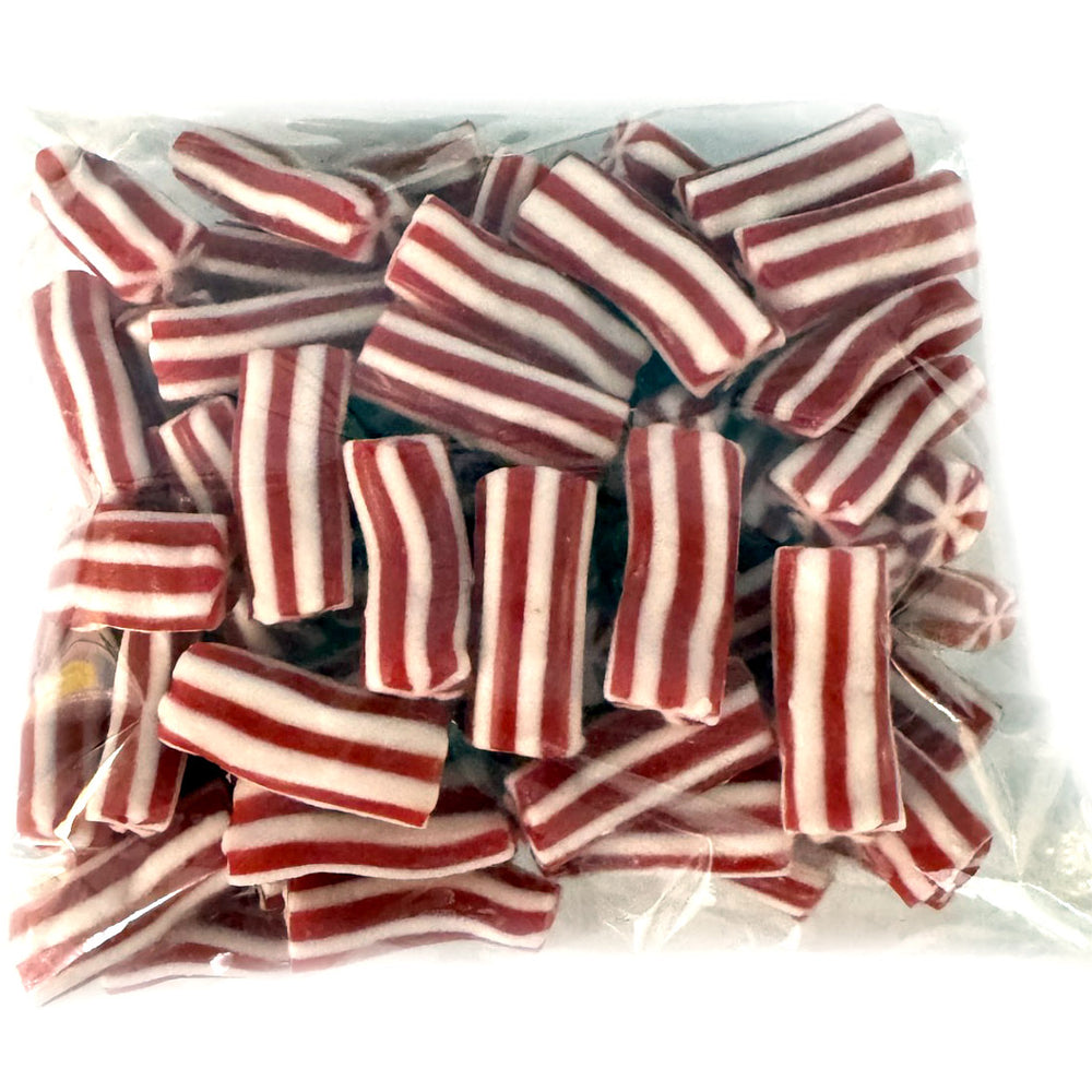 Peppermint Candy Cane Bites Flat Bags